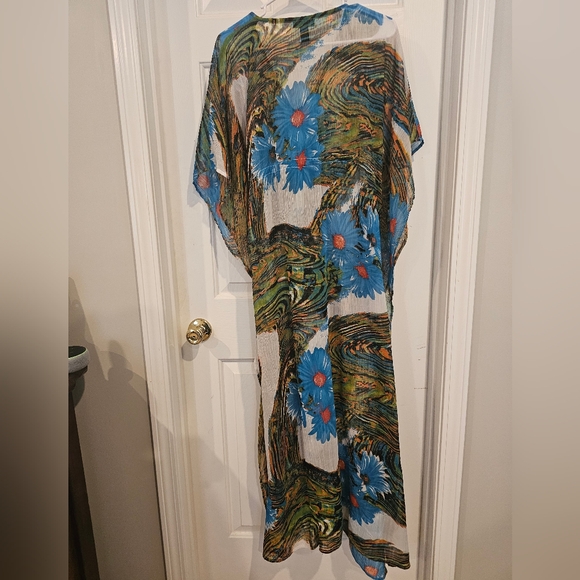 Colorful Abstract Pattern Dress - Picture 3 of 3